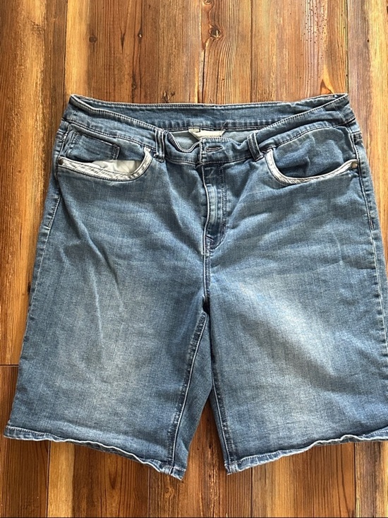 Christopher Radko Pants - Christopher & Banks Light Blue Denim Jean Shorts 16 Short